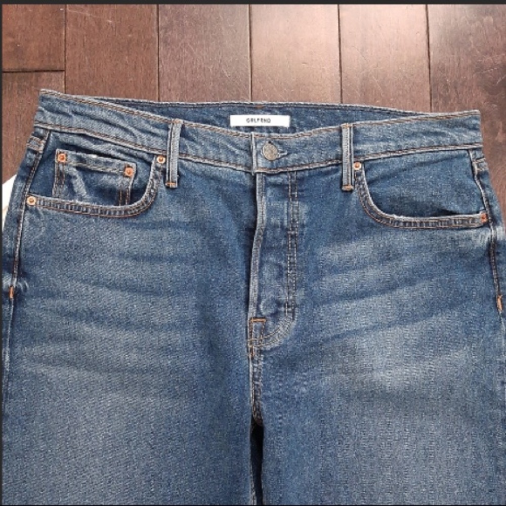 Grlfrnd The Helena Straight Leg High Rise Jeans